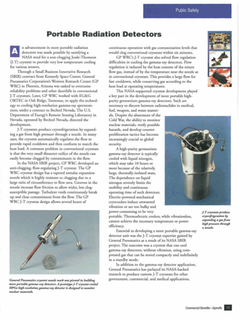 Tp Radiation Instrument NASA Technical Reports Server (Ntrs) 20020076145: Portable Radiation ...